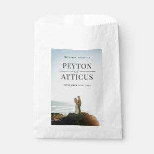Sachets En Papier Atmosphère Élégante Mariée et Salle