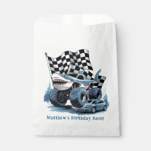 Sachets En Papier Attaque de requin Camion Monster Anniversaire Bash