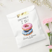 Sachets En Papier Attention Si Je Le Fais ! Donut Mariage personnali (Scellé)