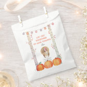 Sachets En Papier Automne Arbres Citrouille Turquie Thanksgiving Par (Coupé)