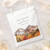 Sachets En Papier Automne Automne Mariage élégant (Coupé)