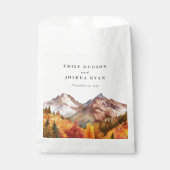 Sachets En Papier Automne Automne Mariage élégant (Devant)