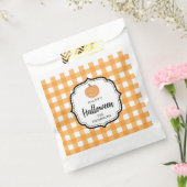 Sachets En Papier Automne Automne Orange Plaid Halloween Citrouille (Scellé)