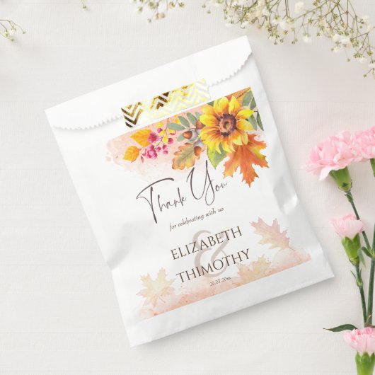 Sachets En Papier Automne automne thème mariage douche nuptiale fave (Scellé)