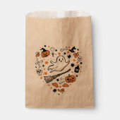Sachets En Papier Automne Citrouille Automne Thanksgiving Halloween (Devant)