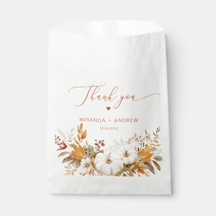 Sachets En Papier Automne Moderne Mariage en terre cuite Merci