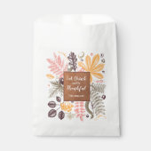 Sachets En Papier Automne Thanksgiving Botanical Party (Devant)