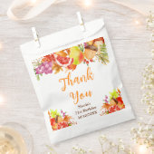 Sachets En Papier Autumn Fall Harvest Birthday Thank You (Coupé)