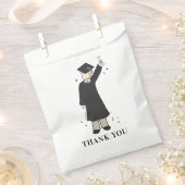 Sachets En Papier Avatar de garçon personnalisé | Enseignement secon (Coupé)