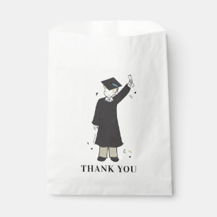 Sachets En Papier Avatar de garçon personnalisé   Enseignement secon