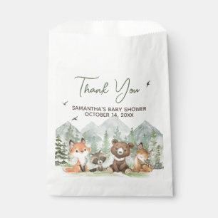 Sachets En Papier Aventure Commencer le Baby shower des animaux des