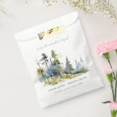 Sachets En Papier Aventure Commencer Pine Forest Paysage Mariage (Scellé)