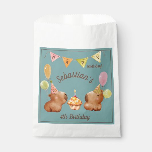 Sachets En Papier Aventures dans le Capyland (Devant)