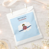 Sachets En Papier Aviateur et son avion (Coupé)