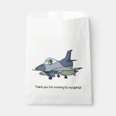 Sachets En Papier Avion de chasse militaire (Devant)