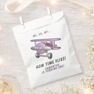 Sachets En Papier Avion Oh Mon Temps Passe Voyage Premier Anniversai