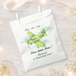 Sachets En Papier Avion Oh Mon Temps Passe Voyage Premier Anniversai