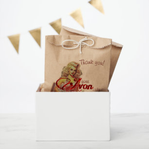 Sachets En Papier Avon Rétro Merci