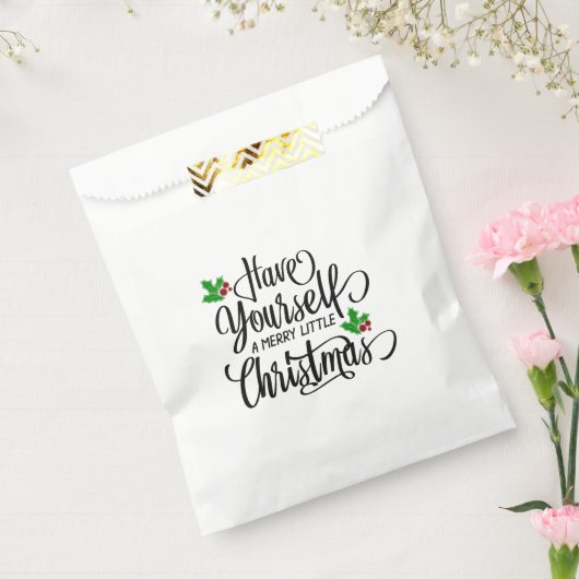 Sachets En Papier Ayez-vous un joyeux petit Noël (Scellé)