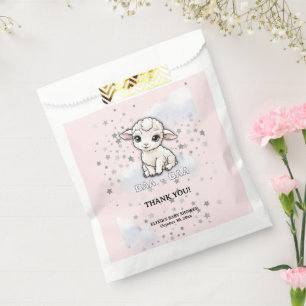 Sachets En Papier Baa-baa Un Petit Agneau Étoiles Baby Shower