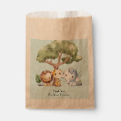 SACHETS EN PAPIER BABE BLEU SAFARI (Devant)