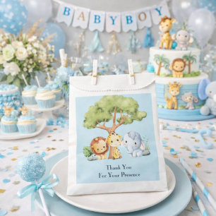 SACHETS EN PAPIER BABE BLEU SAFARI
