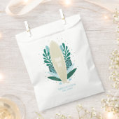 Sachets En Papier Baby Aqua Tropical À Bord (Coupé)