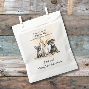 Sachets En Papier Baby Boy Chien Chien Chien Chien Baby shower