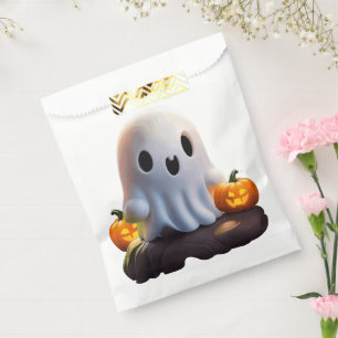 Sachets En Papier Baby Ghost Déplaisant mignon caractère Halloween