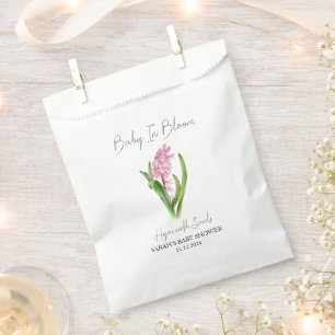 Sachets En Papier Baby In Bloom l Hyacinth Seeds Baby shower