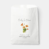 Sachets En Papier Baby In Bloom l Nasturtium Seeds Baby shower (Devant)