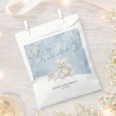Sachets En Papier Baby, It's Cold Outside Teddy Bear Winter Keepsake (Coupé)