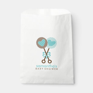 Sachets En Papier Baby Rattles Twin Boys Baby shower