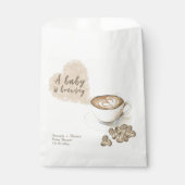 Sachets En Papier Baby shower à café (Devant)