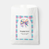 Sachets En Papier Baby shower à mâchoires colorées (Devant)