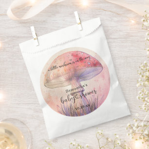 Sachets En Papier Baby shower agarique à mouche fée