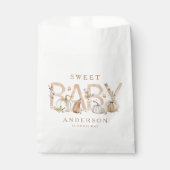 Sachets En Papier Baby shower Automne Rustique (Devant)