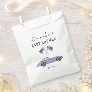 Sachets En Papier Baby shower automobile