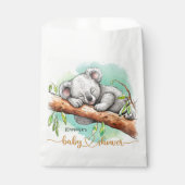 Sachets En Papier Baby shower Baby Koala (Devant)