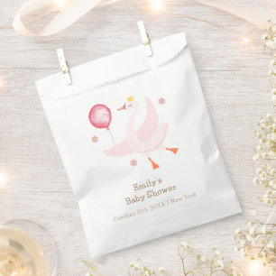 Sachets En Papier Baby shower ballotte de cygne princesse dansante r