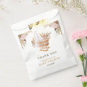 Sachets En Papier Baby shower blanc à l'aquarelle (Scellé)