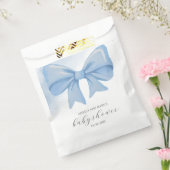 Sachets En Papier Baby shower bleu-duvet en aquarelle (Scellé)