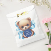 Sachets En Papier Baby shower Bleu Teddy Bear (Scellé)