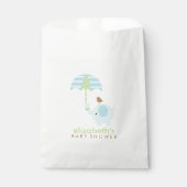 Sachets En Papier Baby shower Blue Elephant Boy (Devant)