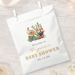 Sachets En Papier Baby shower Bohème Western