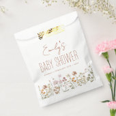 Sachets En Papier Baby shower Boho Fleur sauvage En Terracotta En Fl (Scellé)
