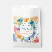 Sachets En Papier Baby shower BOHO personnalisé (Devant)