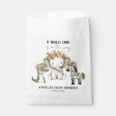 Sachets En Papier Baby shower Boho Safari (Devant)