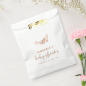 Sachets En Papier Baby shower Boho Simple Petit Fleur sauvage (Scellé)
