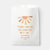 Sachets En Papier Baby shower Boho Sunshine (Devant)